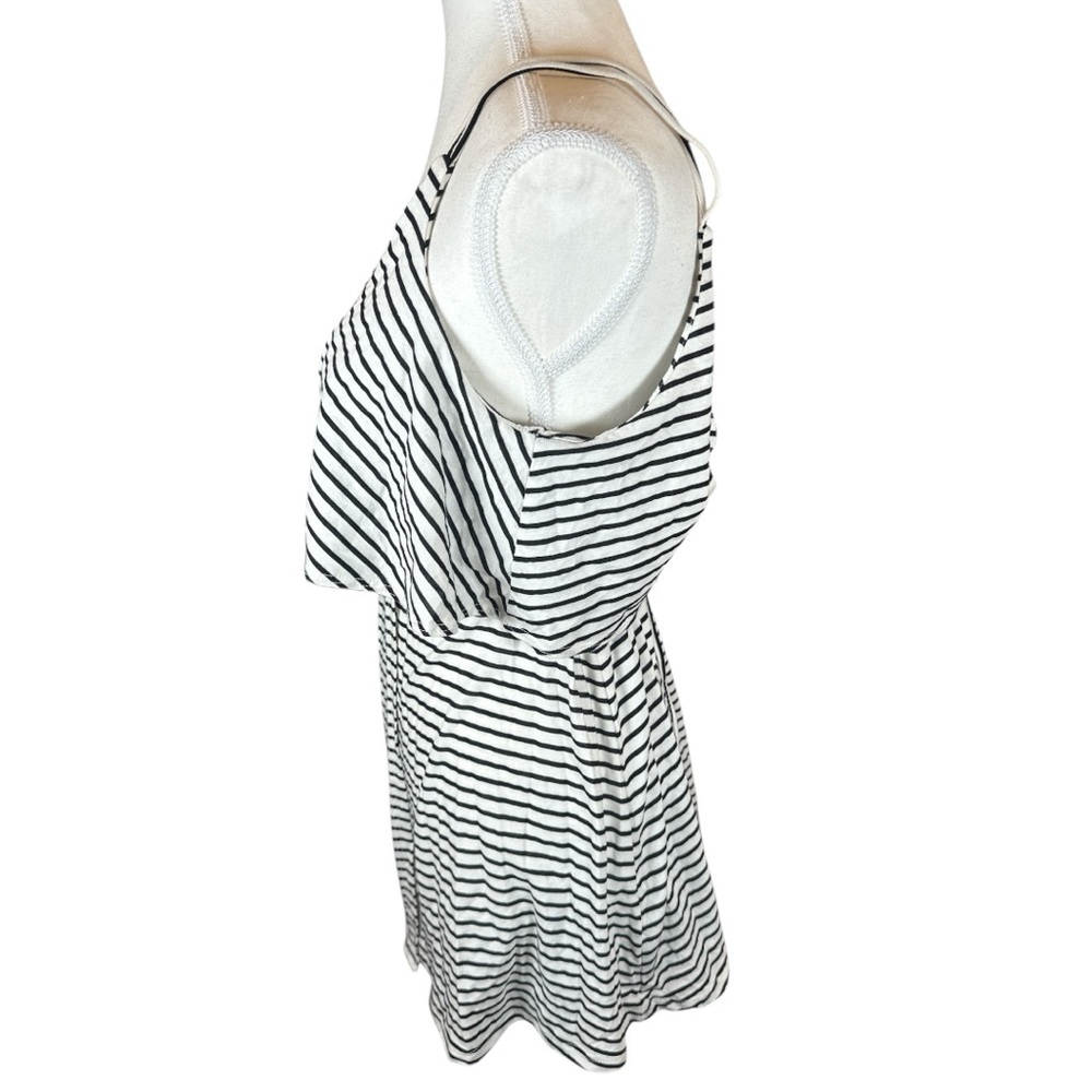 Topshop Black and White Striped Blouse - Picture 3 of 7